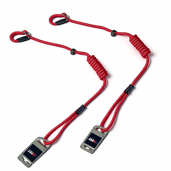Nylon_Red_Braided_Adjustable_Loop_Lock_Show_Leash_-_Pack_of_2