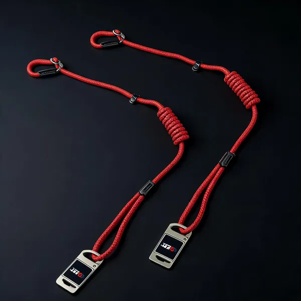 Nylon_Red_Braided_Adjustable_Loop_Lock_Show_Leash_-_Pack_of_2