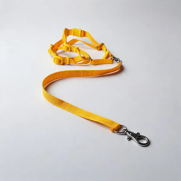 Yellow_Nylon_Harness_&_Leash_Set_For_Dogs_-_Pack_of_2