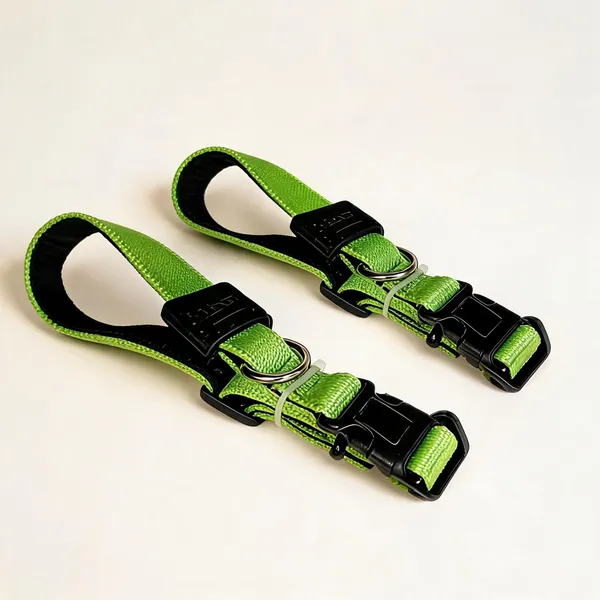 Green_Nylon_Soft_Padded_Adjustable_Dog_And_Cat_Collar_-_Pack_of_2