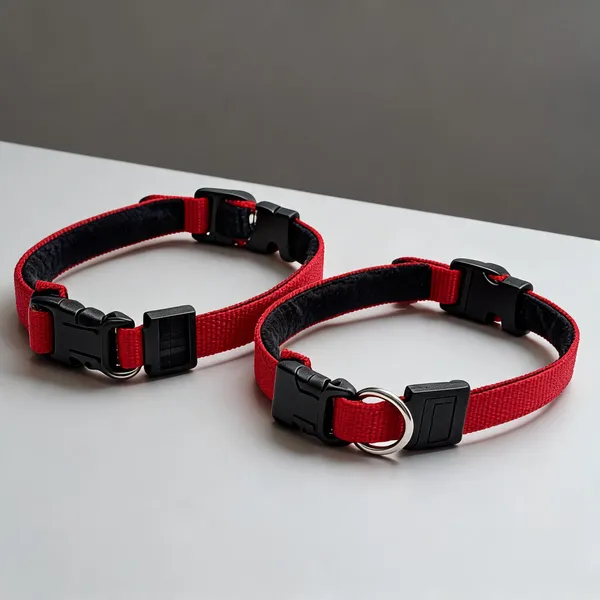 Nylon_Soft_Padded_Adjustable_Collar_For_Dogs_And_Cats_Red_-_Pack_of_2
