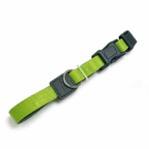 Nylon_Soft_Padded_Adjustable_Collar_With_D-Ring_For_Dogs_And_Cats_Green_-_Pack_of_2