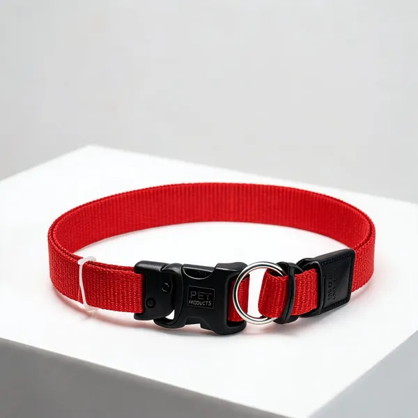 Nylon_Soft_Padded_Adjustable_Collar_With_D-Ring_For_Dogs_And_Cats_Red_-_Pack_of_2