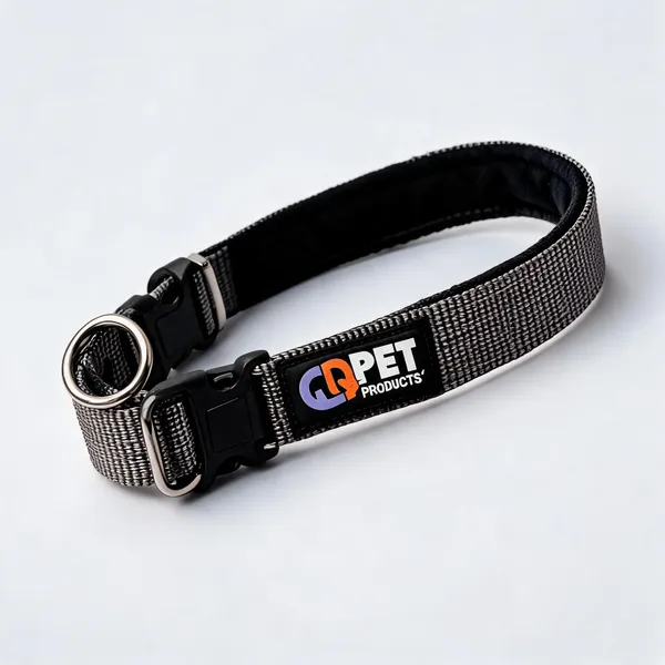 Grey_Soft_Padded_Nylon_Collar_For_Dogs_And_Cats_-_Pack_of_2