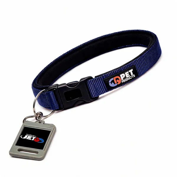Blue_Padded_Nylon_Adjustable_Dog_And_Cat_Collar_-_Pack_of_2