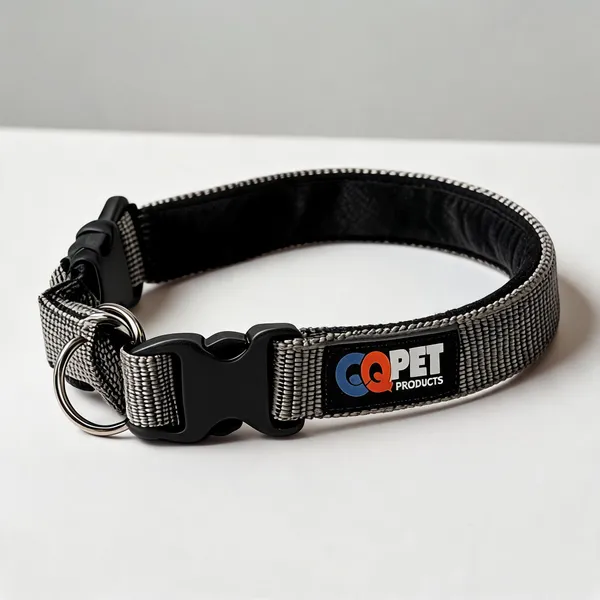 Grey_Nylon_Soft_Padded_Adjustable_Dog_Collar_-_Pack_of_2