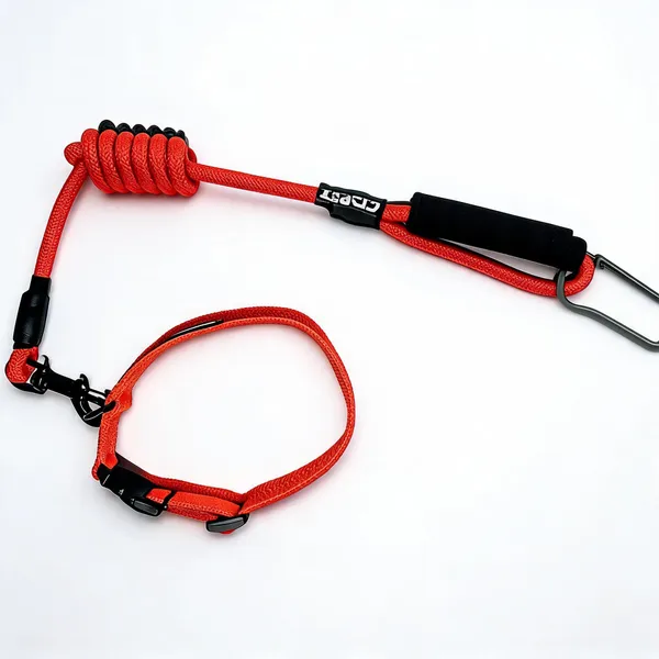 Orange_Braided_Rope_Dog_Collar_And_Leash_Set