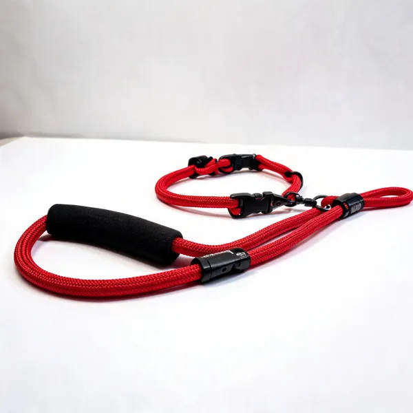 Red_Braided_Rope_Dog_Collar_And_Leash_Set