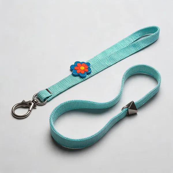 Nylon_Sunflower_Collar_And_Leash_Set_For_Dogs_Blue_-_Pack_of_2