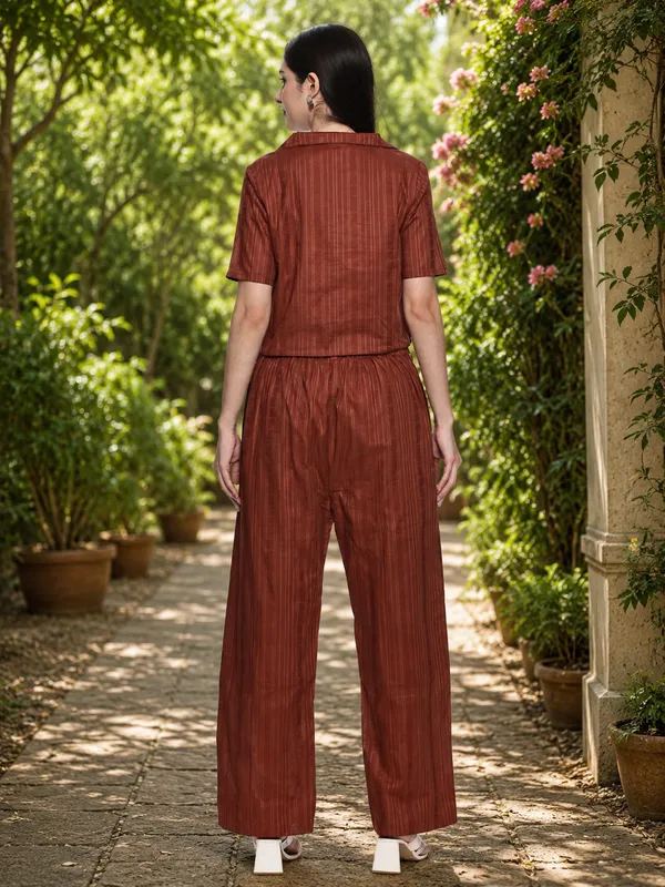 Rust_Cotton_Relaxed_Fit_Co-Ord_Set_For_Women