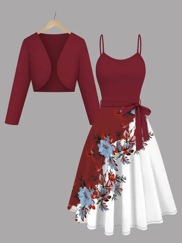 Maroon_Valentino_Cropped_Full_Sleeve_Open_Front_Shrug_For_Women