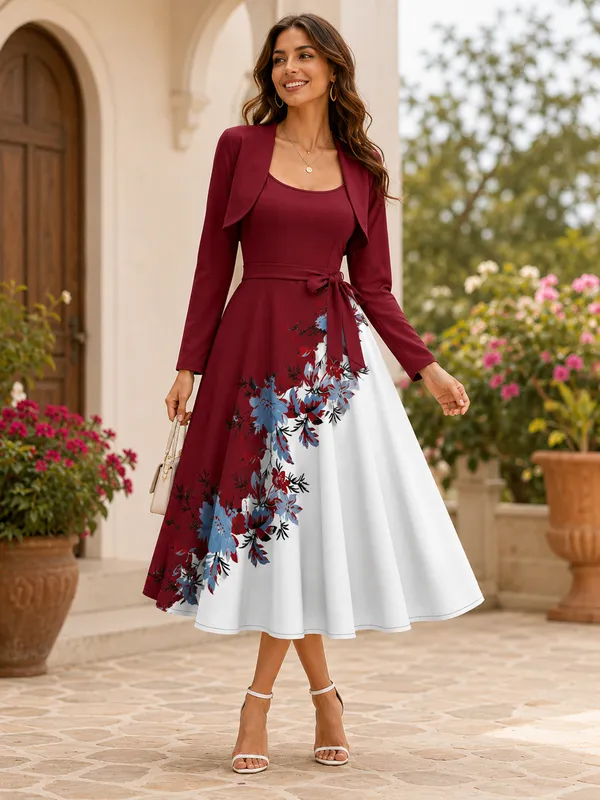 Maroon_Valentino_Cropped_Full_Sleeve_Open_Front_Shrug_For_Women