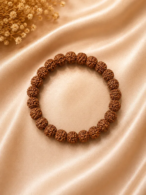 Brown_Natural_Rudraksha_Beaded_Bracelet_For_Unisex