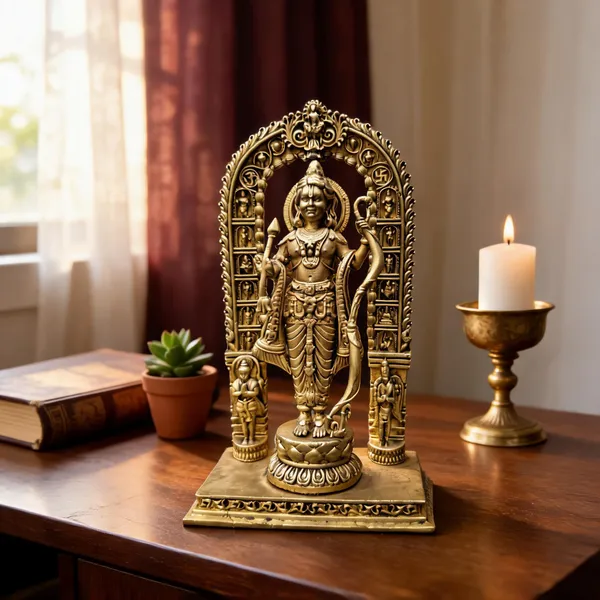 Golden_Brass_Ramlala_Hindu_Deity_Idol