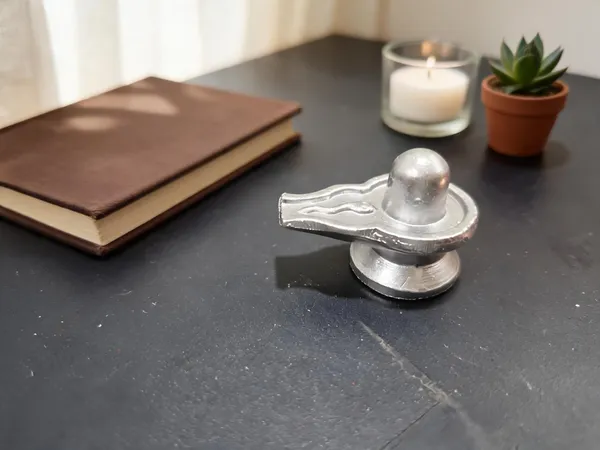 Parad_Silver_Tone_Traditional_Shiva_Lingam_Idol
