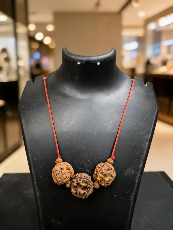 Brown_Rudraksha_Red_Thread_Saraswati_Education_Kawach_For_Unisex