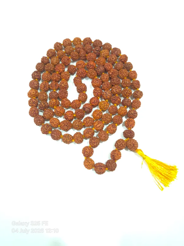 Brown_Rudraksha_Jaap_Mala_With_Yellow_Tassel_10Mm