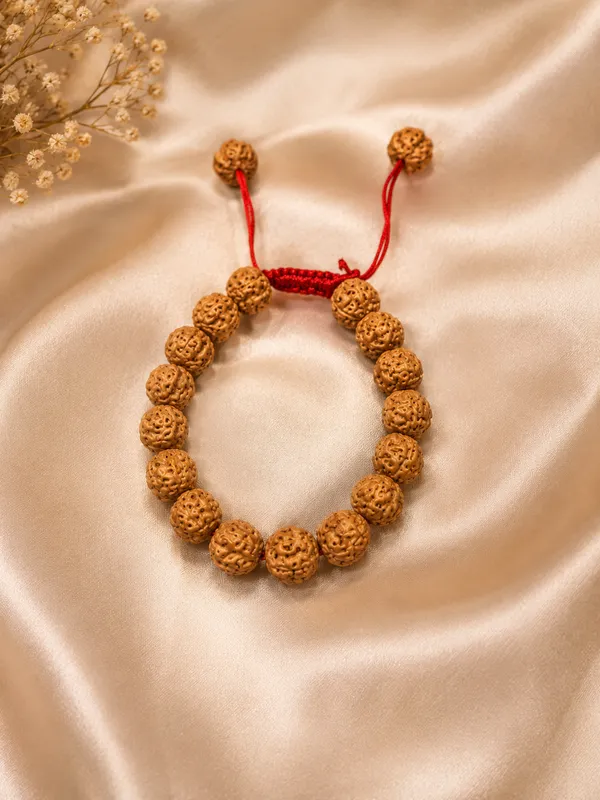 Brown_Rudraksha_Cotton_Thread_Bracelet_For_Unisex