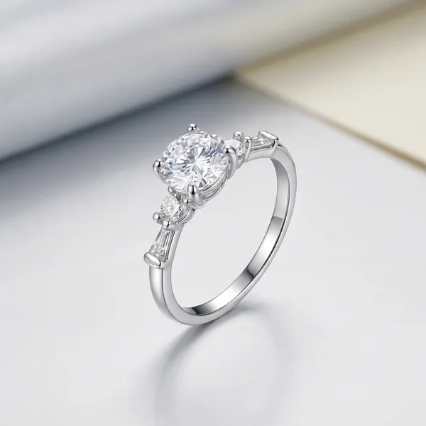 Silver_Brass_Cz_Solitaire_Style_Ring_For_Women
