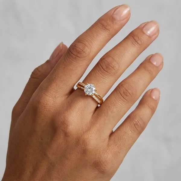 Gold_Brass_Cz_Solitaire_Style_Ring_For_Women