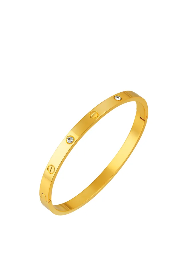 Gold_18K_Gold_Plated_CZ_Cartier_Bangle_Bracelet_For_Women