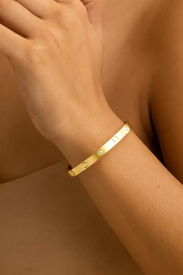 Gold_18K_Gold_Plated_CZ_Cartier_Bangle_Bracelet_For_Women