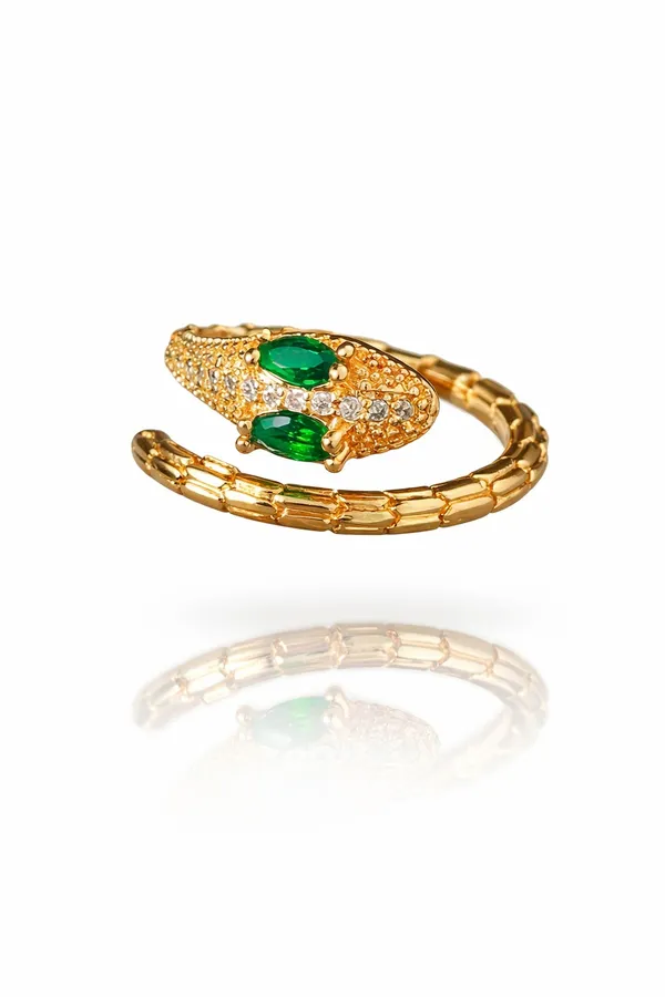 Gold_Brass_Cz_Stone_Snake_Ring_For_Women