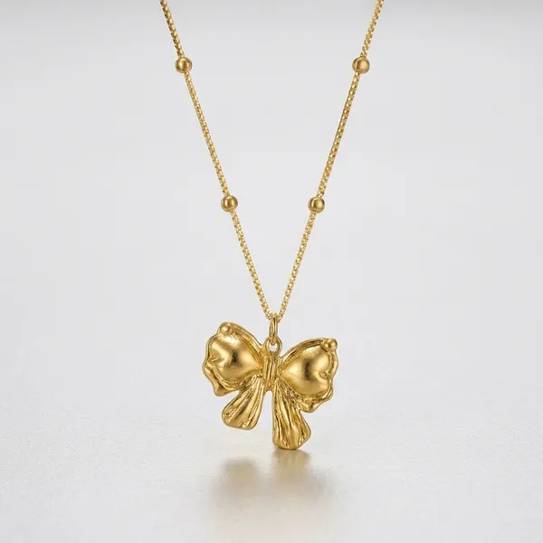 Gold_18K_Gold_Plated_Butterfly_Pendant_Necklace_For_Women