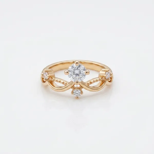 Gold_Brass_Cz_Crystal_Tiara_Ring_For_Women