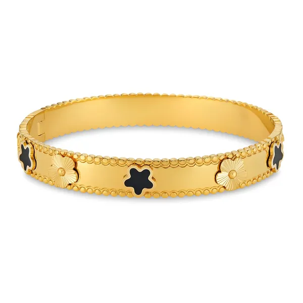 Gold_18K_Gold_Plated_Floral_Medallion_Bangle_Bracelet_For_Women
