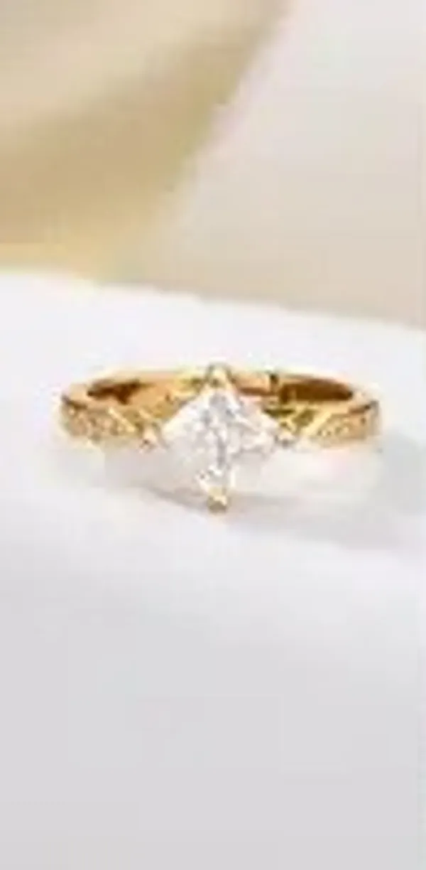 Gold_Brass_Cz_Square_Stone_Ring_For_Women