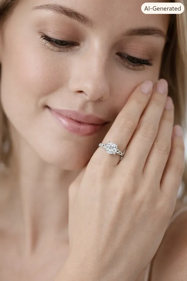 Silver_Brass_Cz_Solitaire_Style_Ring_For_Women