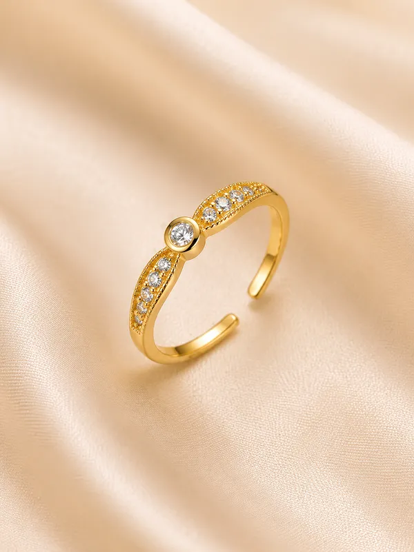 Gold_Brass_Cz_Stone_Open_Band_Ring_For_Women