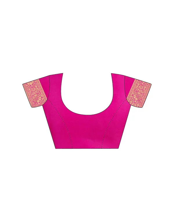 Magenta_Banarasi_Silk_Saree_For_Women