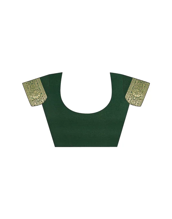 Green_Brocade_Saree_For_Women