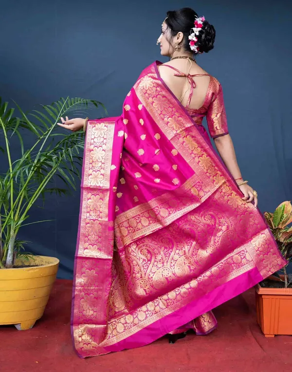 Pink_Banarasi_Silk_Saree_For_Women