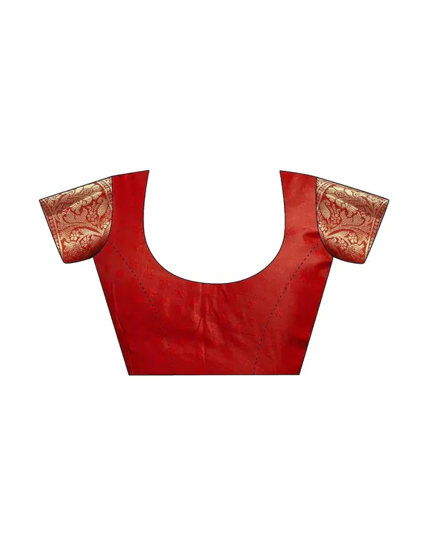 Red_Woven_Brocade_Saree_For_Women