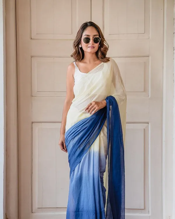 Blue_Gradient_Saree_For_Women