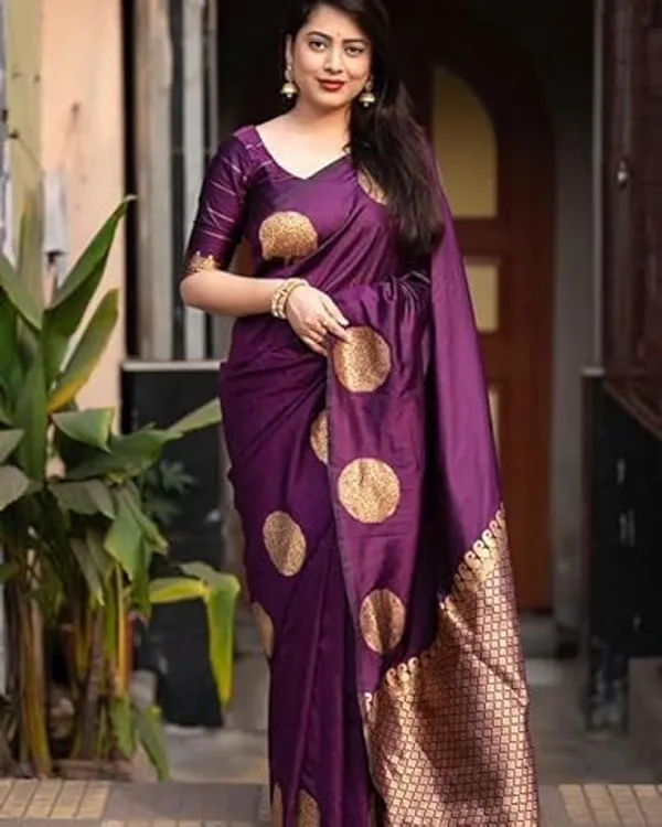 Dark_Purple_Soft_Silk_Woven_Saree_For_Women