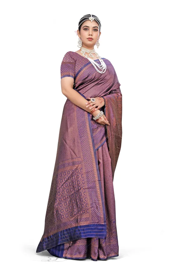 Mauve_Woven_Traditional_Saree_For_Women
