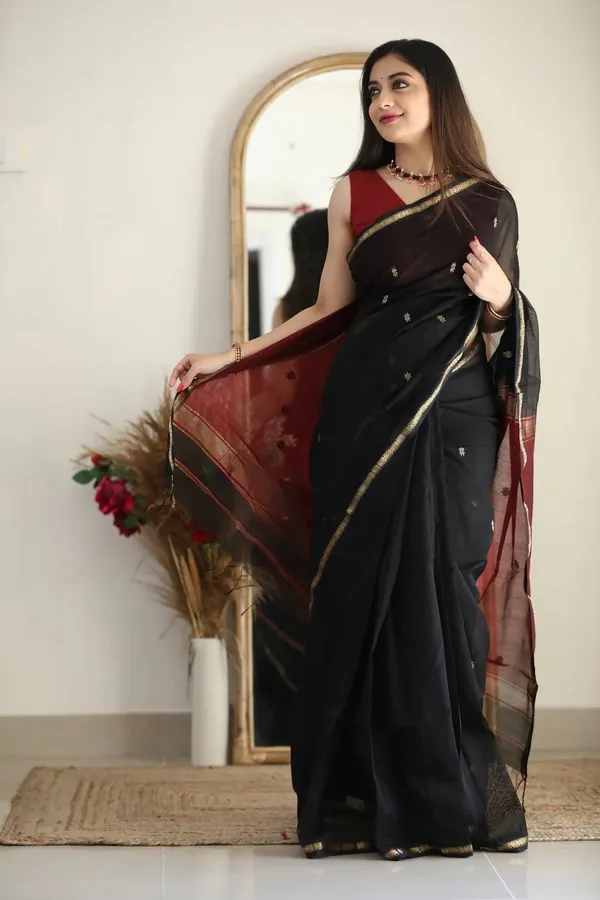 Black_Sheer_Traditional_Saree_For_Women