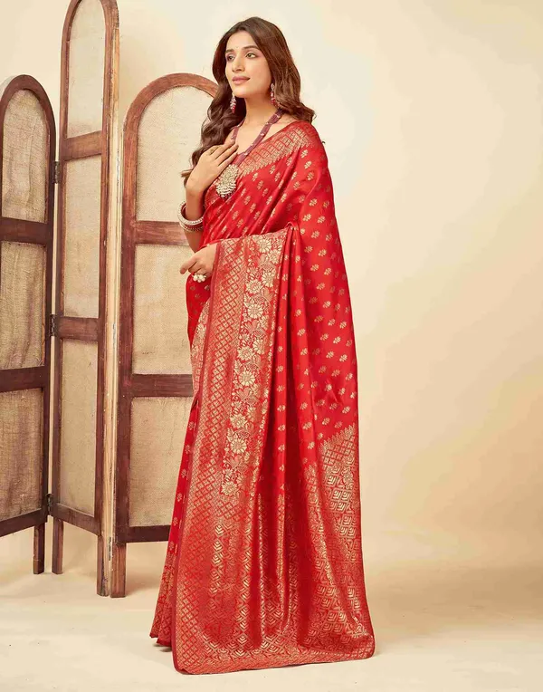Red_Banarasi_Silk_Saree_For_Women
