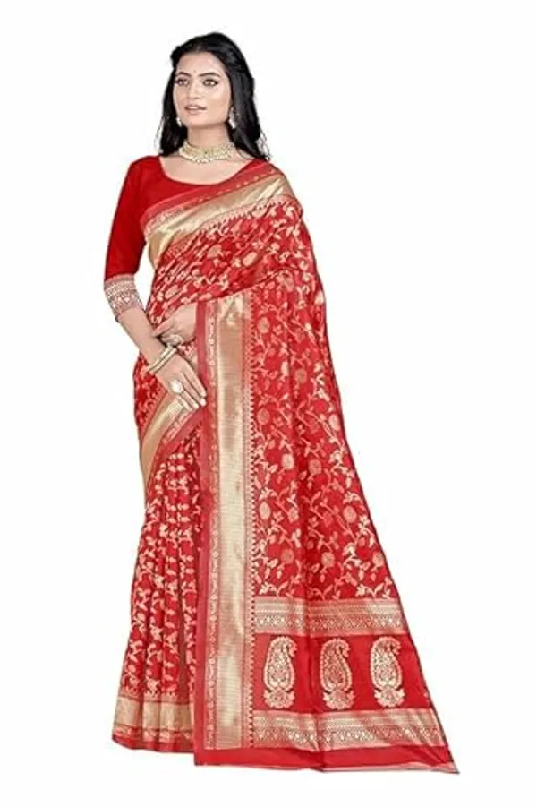 Red_Banarasi_Silk_Saree_For_Women