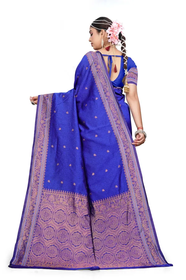Blue_Traditional_Woven_Saree_For_Women
