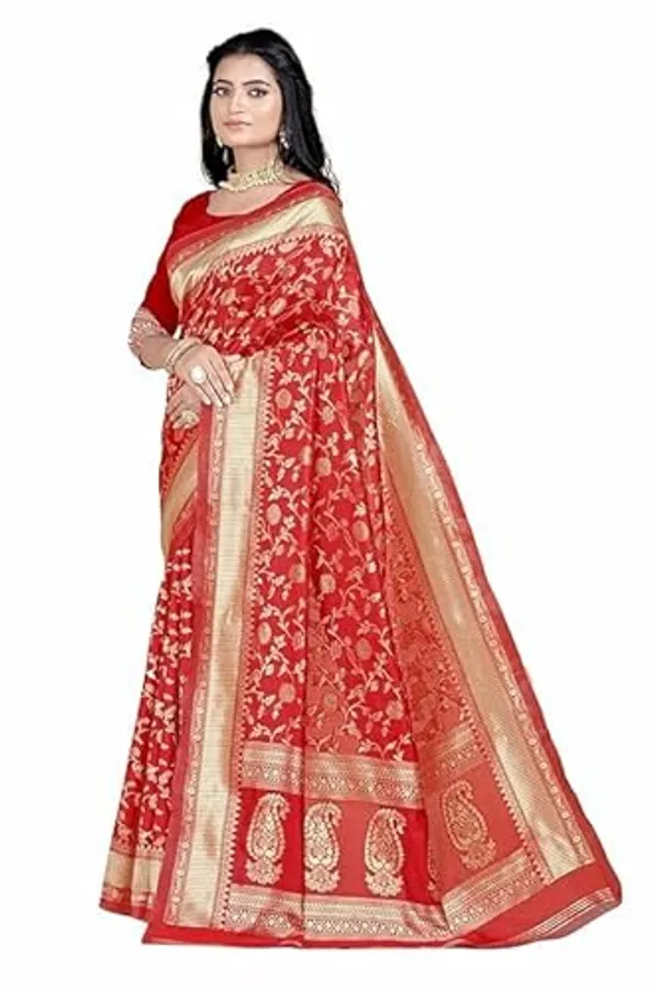 Red_Banarasi_Silk_Saree_For_Women