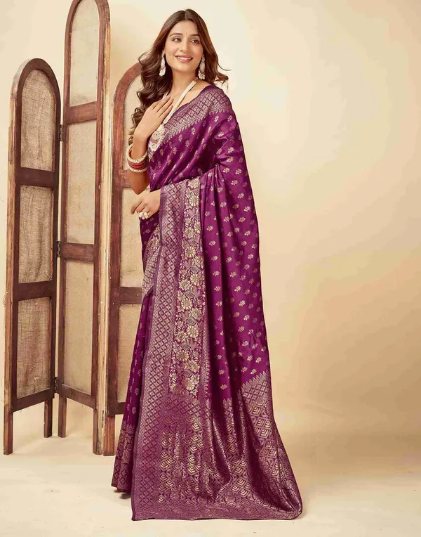 Purple_Traditional_Saree_For_Women