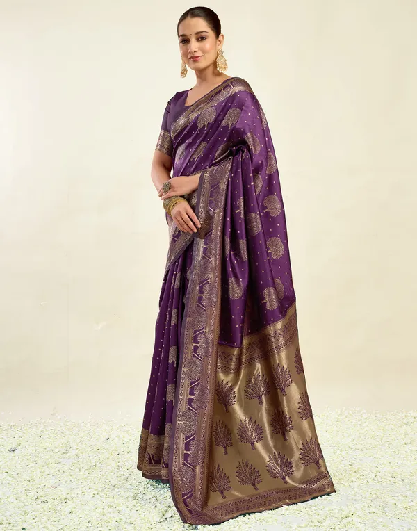 Purple_Woven_Ethnic_Saree_For_Women