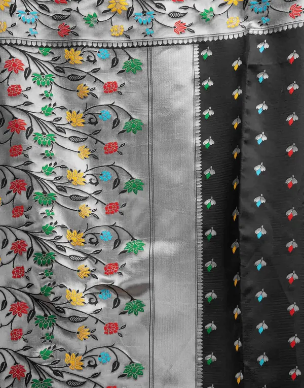 Black,_Silver_Banarasi_Silk_Saree_For_Women