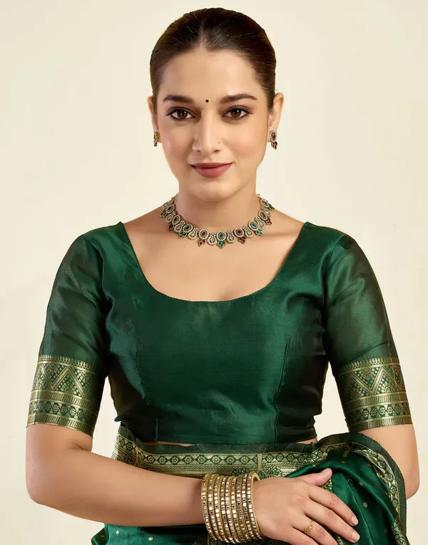 Green_Woven_Brocade_Saree_For_Women