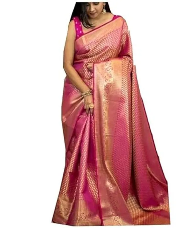Pink_Woven_Ethnic_Saree_For_Women